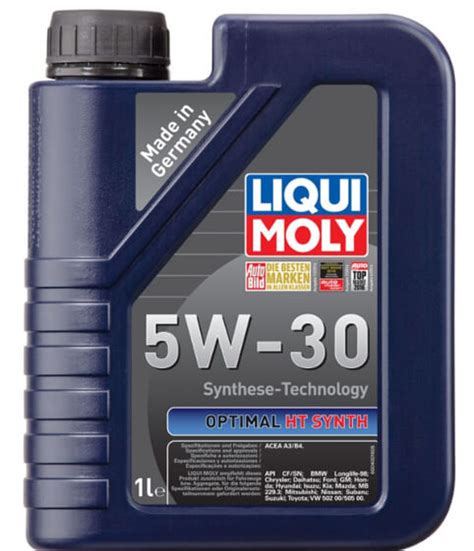 Масло LIQUI MOLY Optimal HT Synth 5W-30: артикулы, достоинства