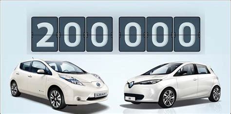 Renault-Nissan Alliance Sells Its 200,000th Electric Vehicle