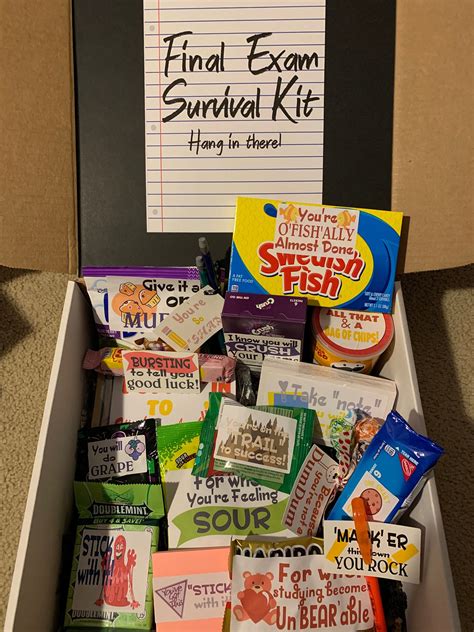 College Finals Survival Kit Artofit