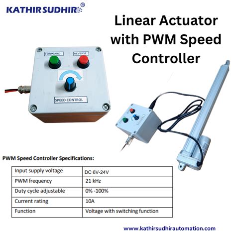 Pwm Speed Controller With Linear Actuator