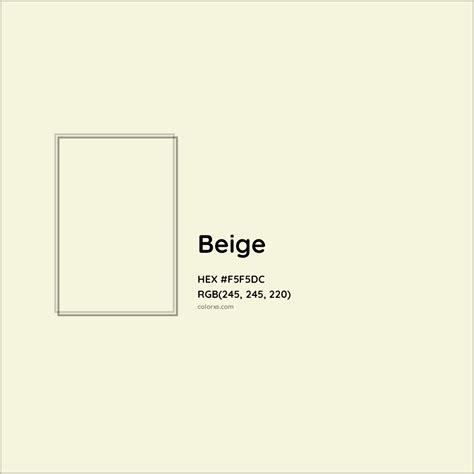 Beige Complementary or Opposite Color Name and Code (#F5F5DC) - colorxs.com