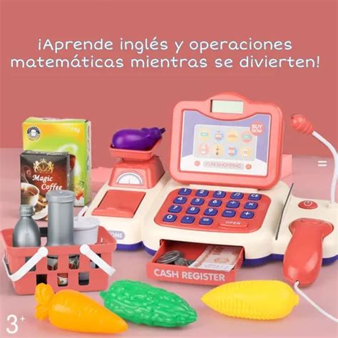 Supermercado Caja Registradora Cajita Juguete Infantil Niña en venta en