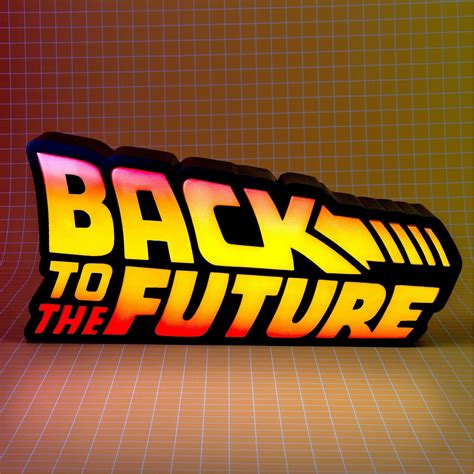 Back To The Future Back To The Future Logo Light Merchandise