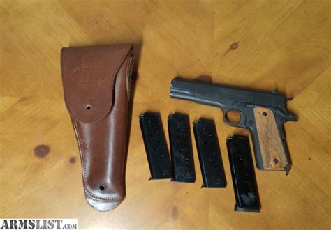 Armslist For Sale 1911 45 Acp Leather Holster And 4 Magazines