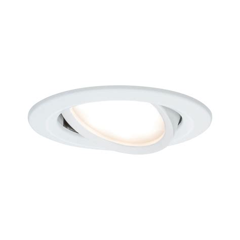 Spot encastré LED Nova Coin Luminaire individuel orientable rond 84mm