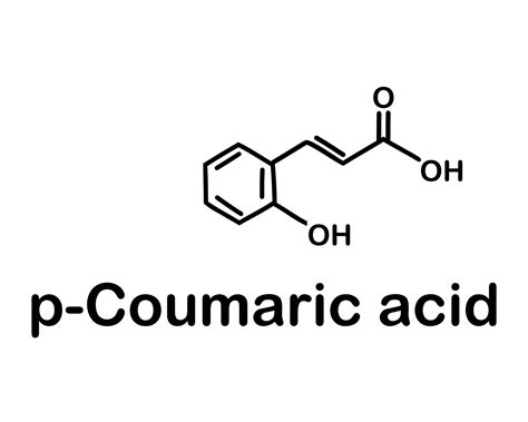 P Coumaric Acid Is An Organic Compound With The Formula HOC6H4CH HCO2H