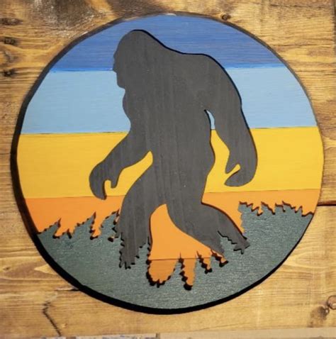 Colourful Sasquatch Wall Art - Cultured Coast