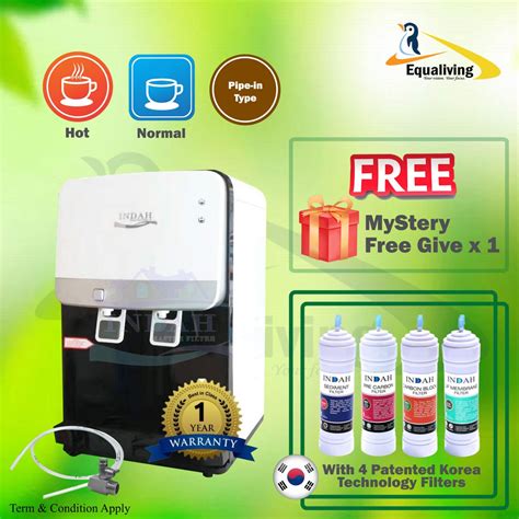 INDAH Mild Alkaline Water Dispenser Hot Normal Model DS With Korea Water Filter Shopee