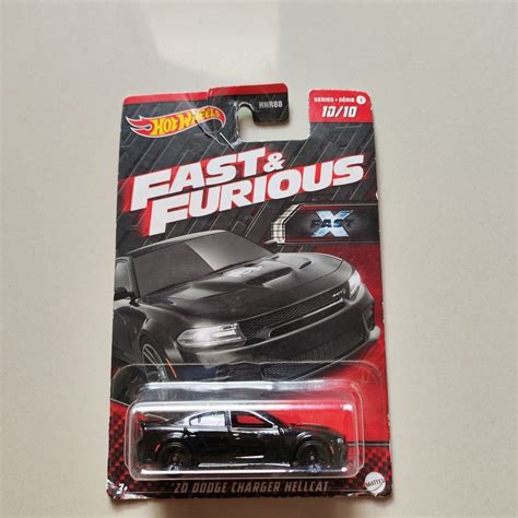 Jual Hot Wheels HW Fast Furious 20 Dodge Charger Hellcat Hitam Black