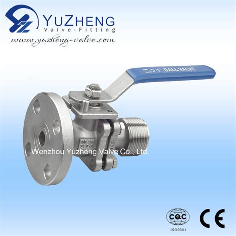 Pc Full Bore Ball Valve With Flange Single Flange Ball Valve And