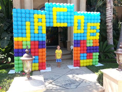 Lego Theme Balloon Wall Backdrop Call It S Party Time At 618 651 1505 If You Like This Idea