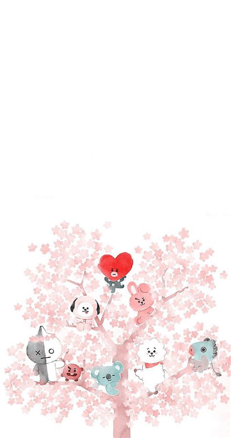 Wallpaper Aesthetic Computer Bt21 Wallpaper Desktop Hd - Download Free ...