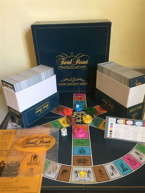 Trivial Pursuit Vintage Master Game Genus Rd Edition For Sale Online