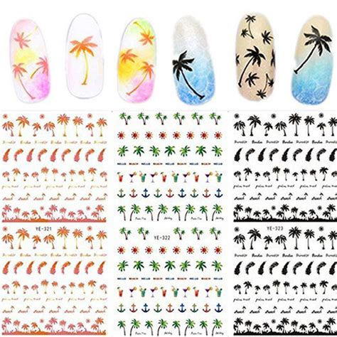 10 Summer Nails Art Decals & Stickers 2018 | Fabulous Nail Art Designs