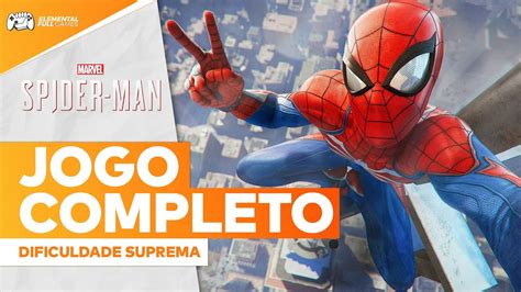 Spider Man Ps Jogo Completo Full Game Dublado Dificuldade