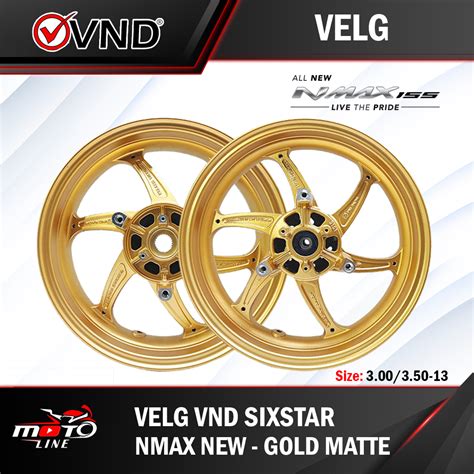 Velg Vnd Six Star Nmax New Ring Gold Lazada Indonesia