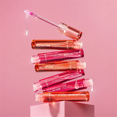 LAMEL All in One Lip Tinted Plumping Oil huile teintée pour les lèvres