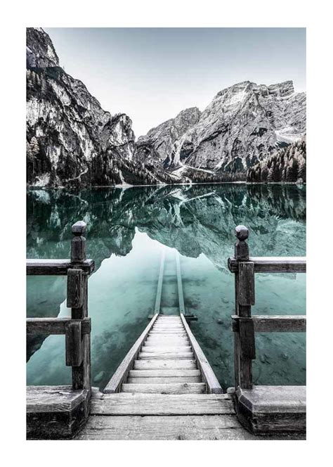 Braies Lake No3 Plakat Natur Gallerix Home Dk