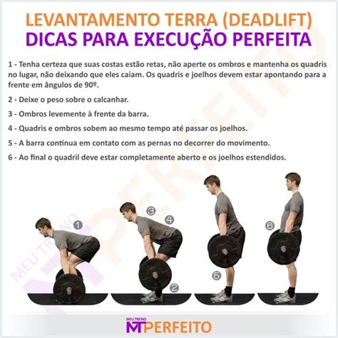 Levantamento Terra deadlift dicas para a execução perfeita Meu