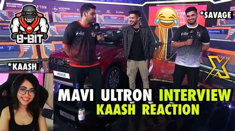 Mavi Ultron Interview Kaash Reaction Mavi Ultron Interview Youtube