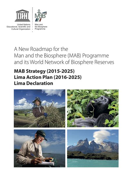 Roadmap For The Man And The Biosphere Programme 2017 Planeta