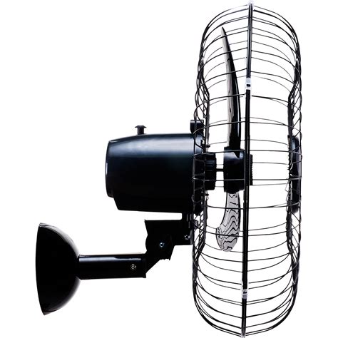 Ventilador de Parede Oscilante 60cm Bivolt AÇO Preto VENTISOL Mundomax