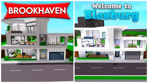 Brookhaven On Bloxburg Roblox Youtube