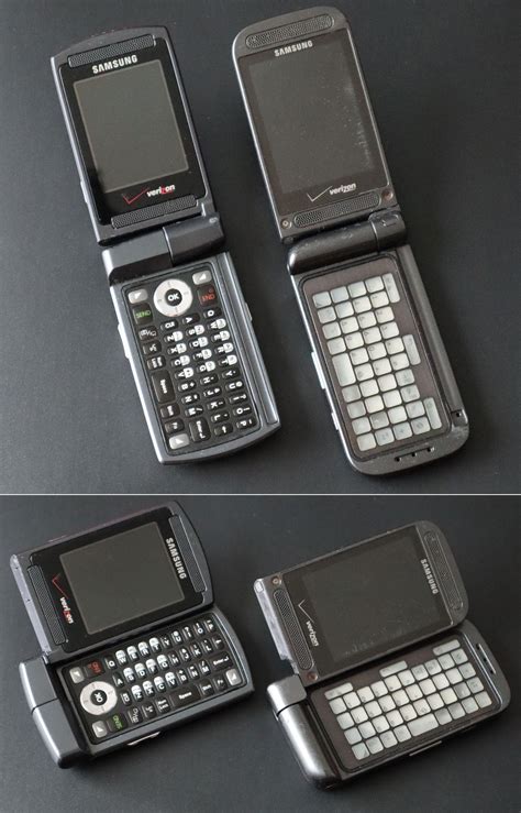 Flip phone qwertys. The 2nd one uses e-ink technology on the keypad to ...