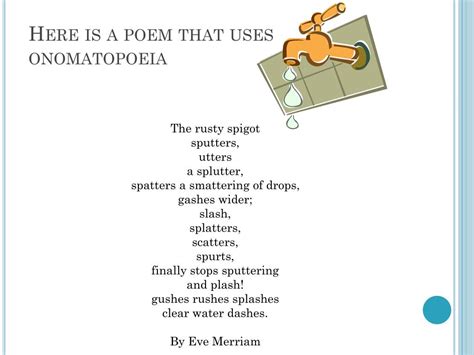 Ppt Onomatopoeia In Poetry Powerpoint Presentation Free Download