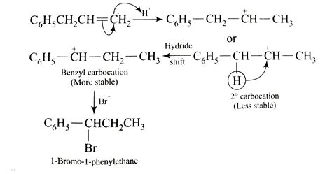 3 Phenyl Propene On Reaction With HBr Gives Major Product C 6 H 5