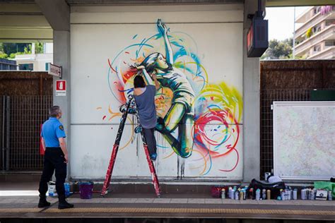 Alice Pasquini Stazione Due Ponti Rome IT In Collabo Flickr