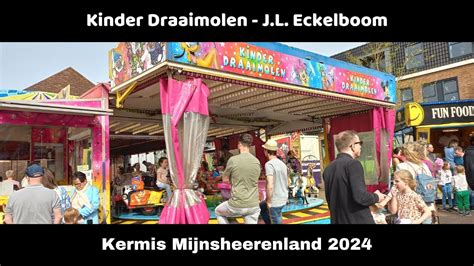 Kinder Draaimolen J L Eckelboom Offride Kermis Mijnsheerenland