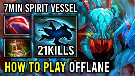 How To Play Weaver As Offlane In 7 35 With 7Min Spirit Vessel EZ