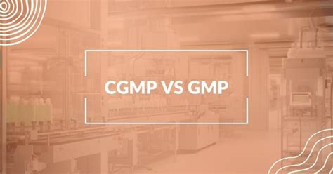 Cgmp Vs Gmp What S The Difference