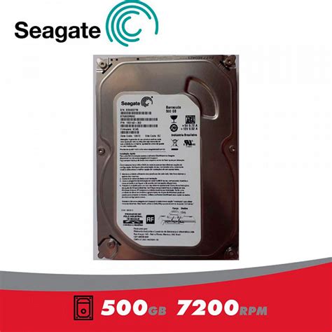 HD 500GB Seagate 3 5 SATA III 7200RPM 16MB SATA 6Gb S PATOLOCO