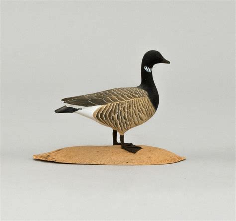 Lot HAROLD GIBBS MINIATURE BRANT Circa 1960 Mounted On A Driftwood