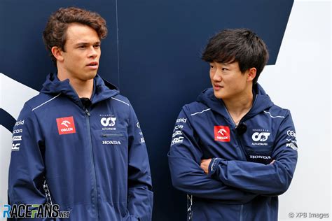 Nyck De Vries Yuki Tsunoda Alphatauri Albert Park Australia