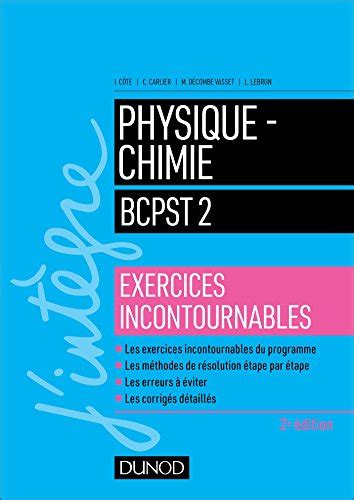 T L Charger Physique Chimie Bcpst Exercices Incontournables Gratuit