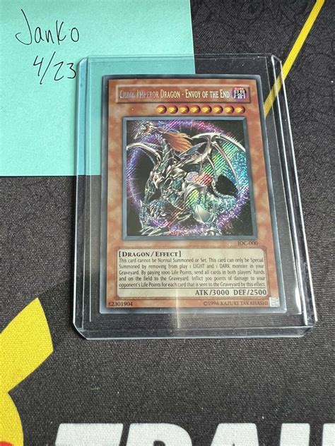 Mavin Yugioh Chaos Emperor Dragon Envoy Of The End IOC 000 Secret