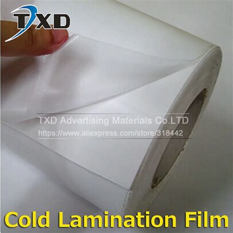 Roll X M X Glossy Matt Pvc Cold Laminating Film Gum