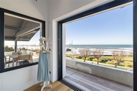 Luxury brand-new villa for rent on the beachfront in Biarritz. Magical