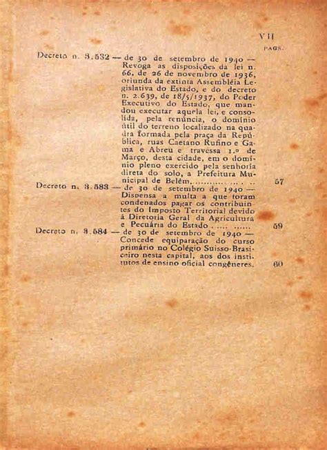 Cole O De Decretos De Julho Agosto E Setembro Obras Raras