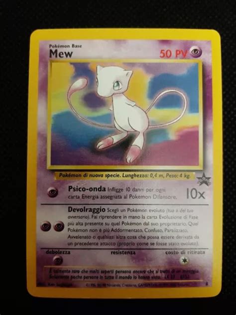 Carta Pok Mon Mew Wp Wizards Black Star Promos Promo Excellent