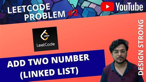 Leetcode Add Two Numbers Linkedlist Live Coding Solution And