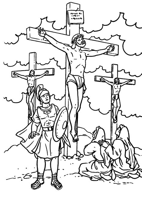 Desenhos Jesus Crucificado Colorir E Pintar Qdb