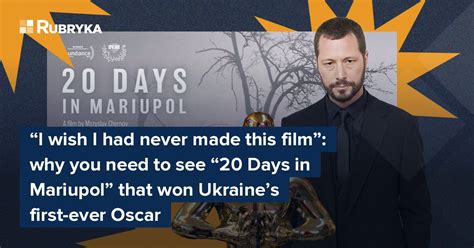 Days In Mariupol Ukraines First Ever Oscar Award Winning Film