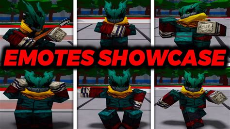 All The New Emotes Showcase In The Latest Update For Roblox Heroes