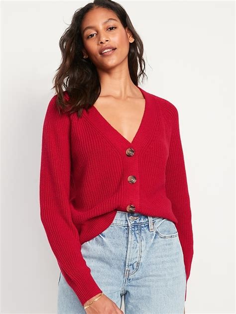 Old Navy Shaker Stitch Cardigan Sweater For Women