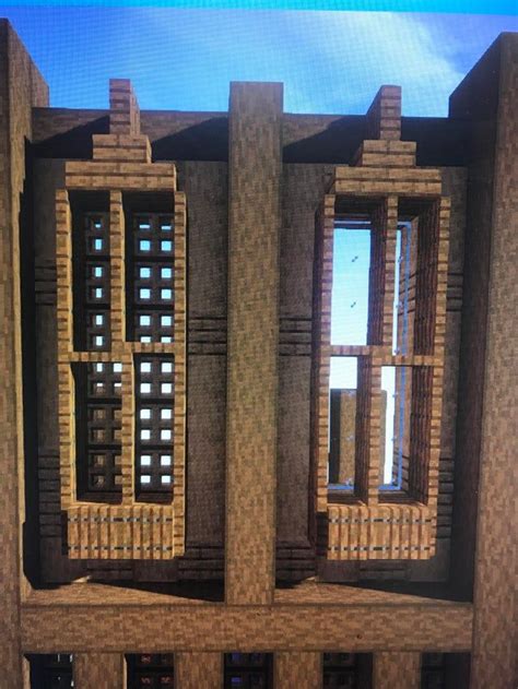 Minecraft Castle Window Design Template