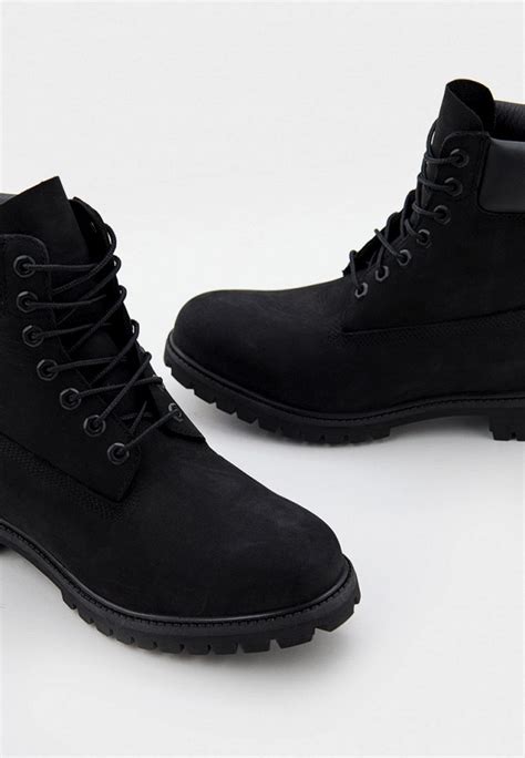 Тимберленды Timberland 6 Inch Premium Boot BLACK, цвет: черный ...